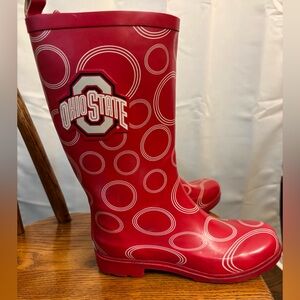Women's Red Rain Boots